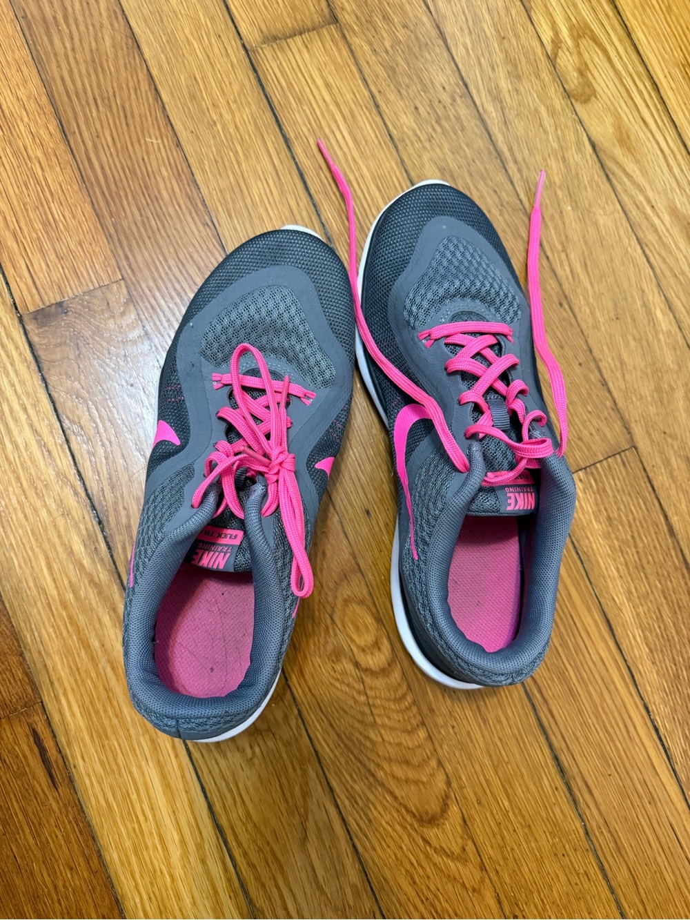 Nike Women’s Gray and Pink Athletic Running Shoes